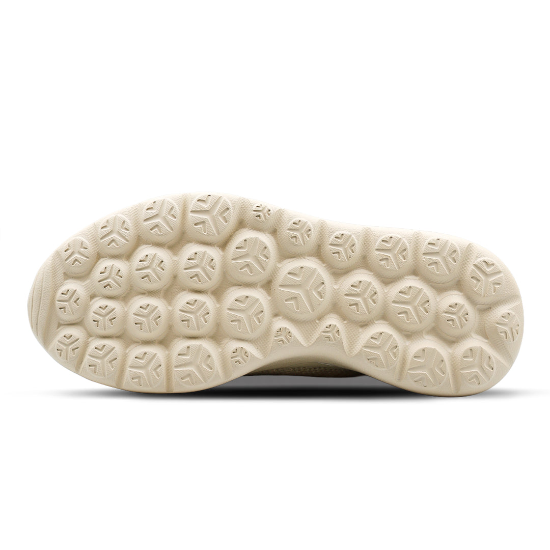 Cloud Modern Silk Wool Trainer - Cream