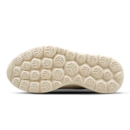 Cloud Modern Silk Wool Trainer - Cream