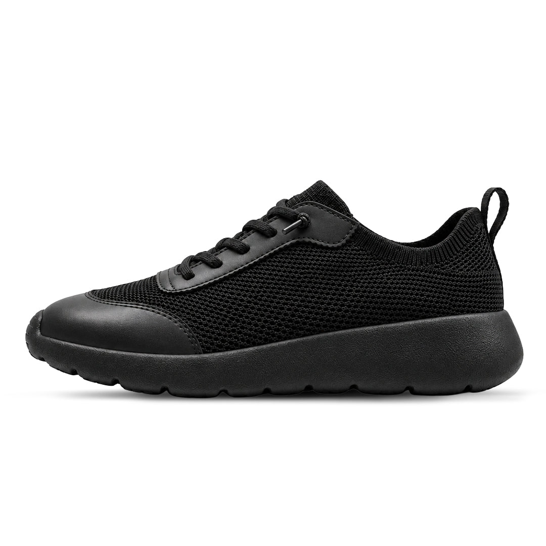Cloud Modern Silk Wool Trainer Kids - Black