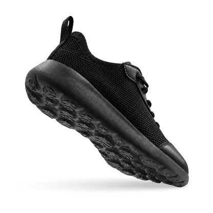 Cloud Modern Silk Wool Trainer Kids - Black