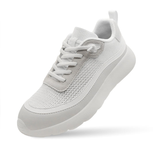 Cloud Ripple Wool Trainer - White/Cloud