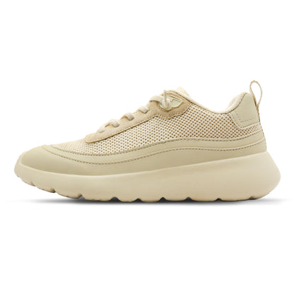 Cloud Ripple Wool Trainer - Cream