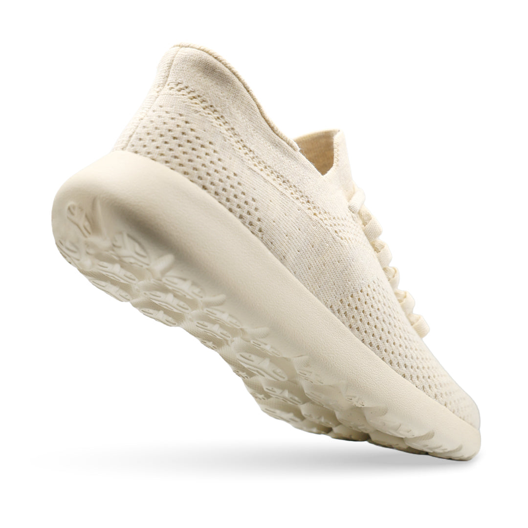 Cloud Joy Silk Wool Trainer- lvory