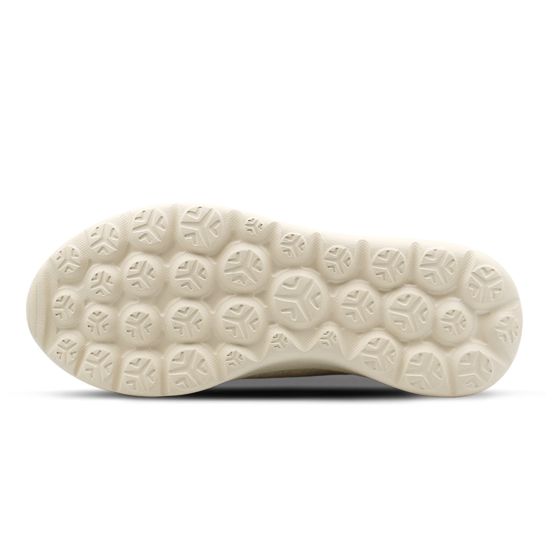 Cloud Joy Silk Wool Trainer- lvory