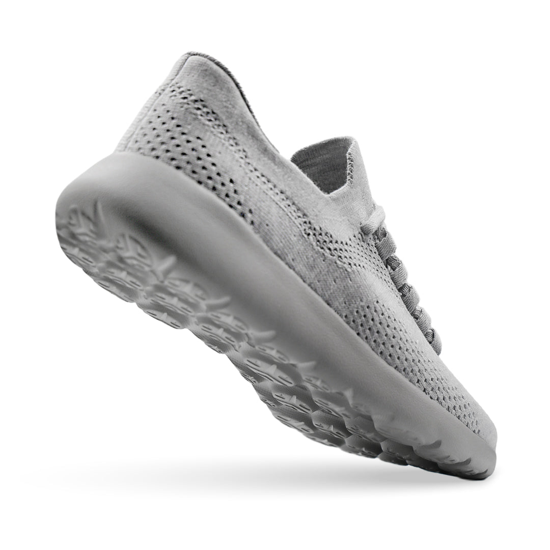 Cloud Joy Silk Wool Trainer - Light Grey