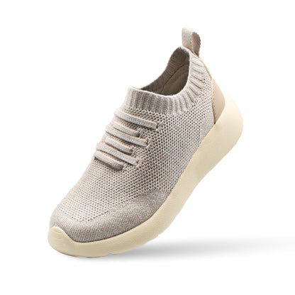Cloud View Cashmere Trainer Kids - Oyster Grey