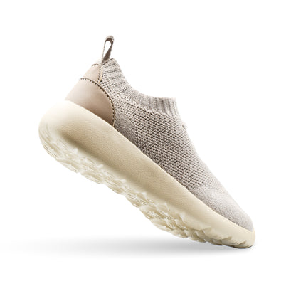 Cloud View Cashmere Trainer - Oyster Grey