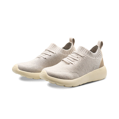Cloud View Cashmere Trainer - Oyster Grey