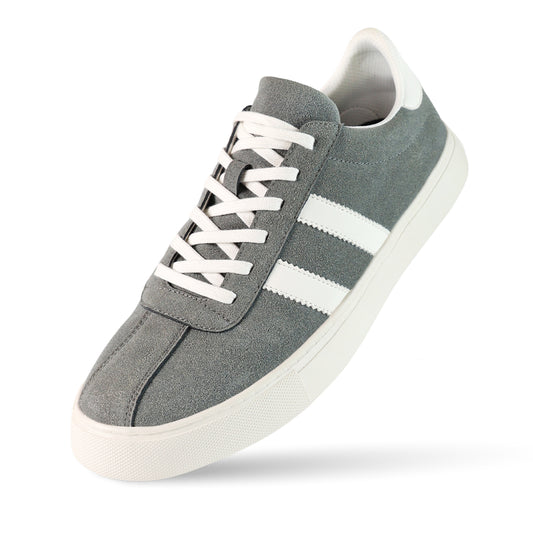 Sierra Rove Synthetic Suede Sneaker - Charcoal