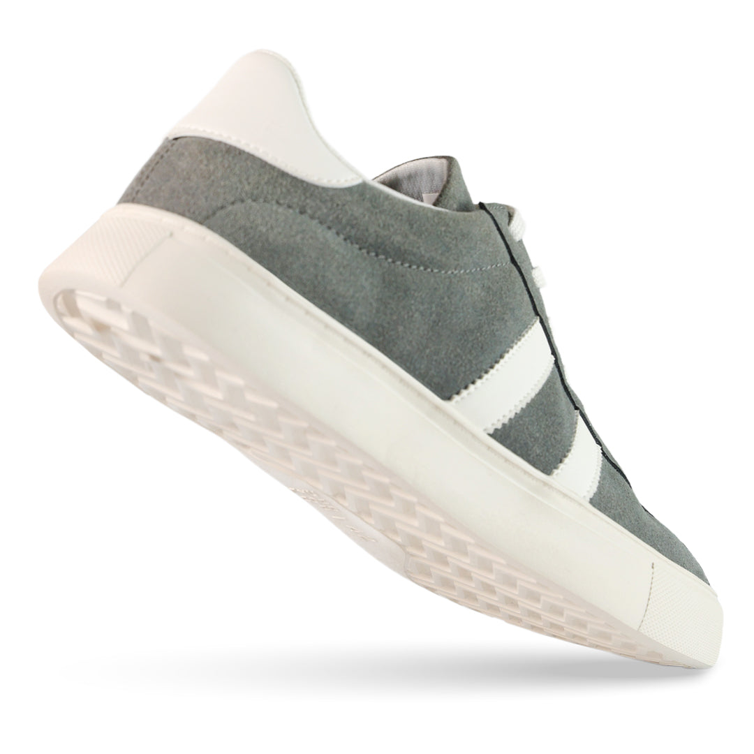 Sierra Rove Synthetic Suede Sneaker - Charcoal