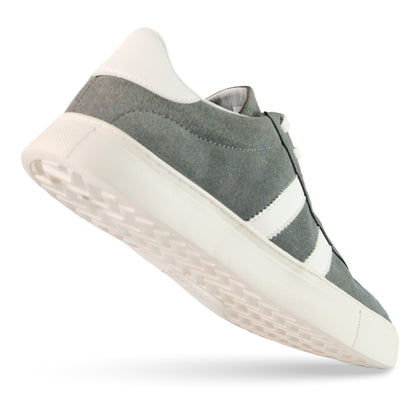 Sierra Rove Synthetic Suede Sneaker - Charcoal