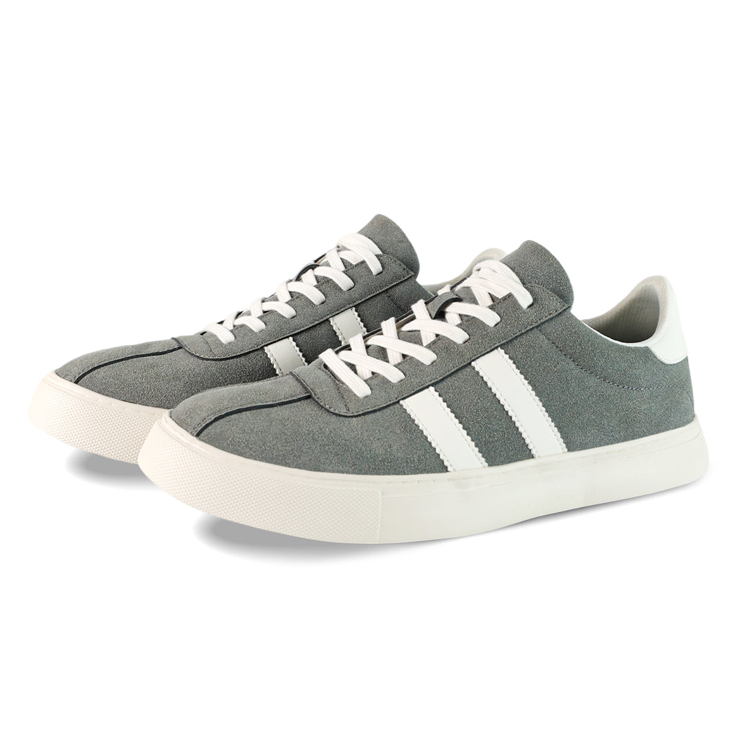 Sierra Rove Synthetic Suede Sneaker - Charcoal