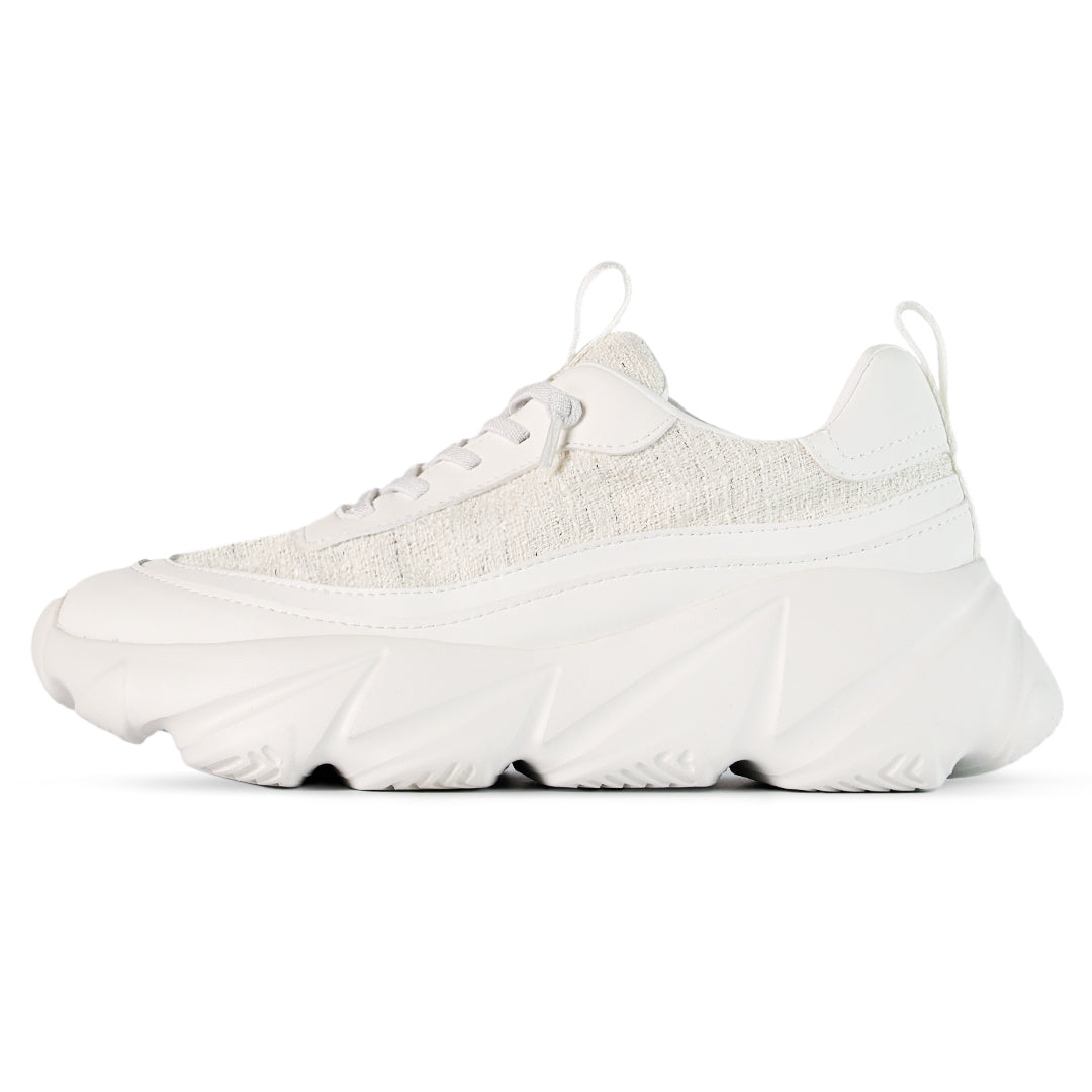 Breeze Ripple Runner Sneaker - Tweed Ivory