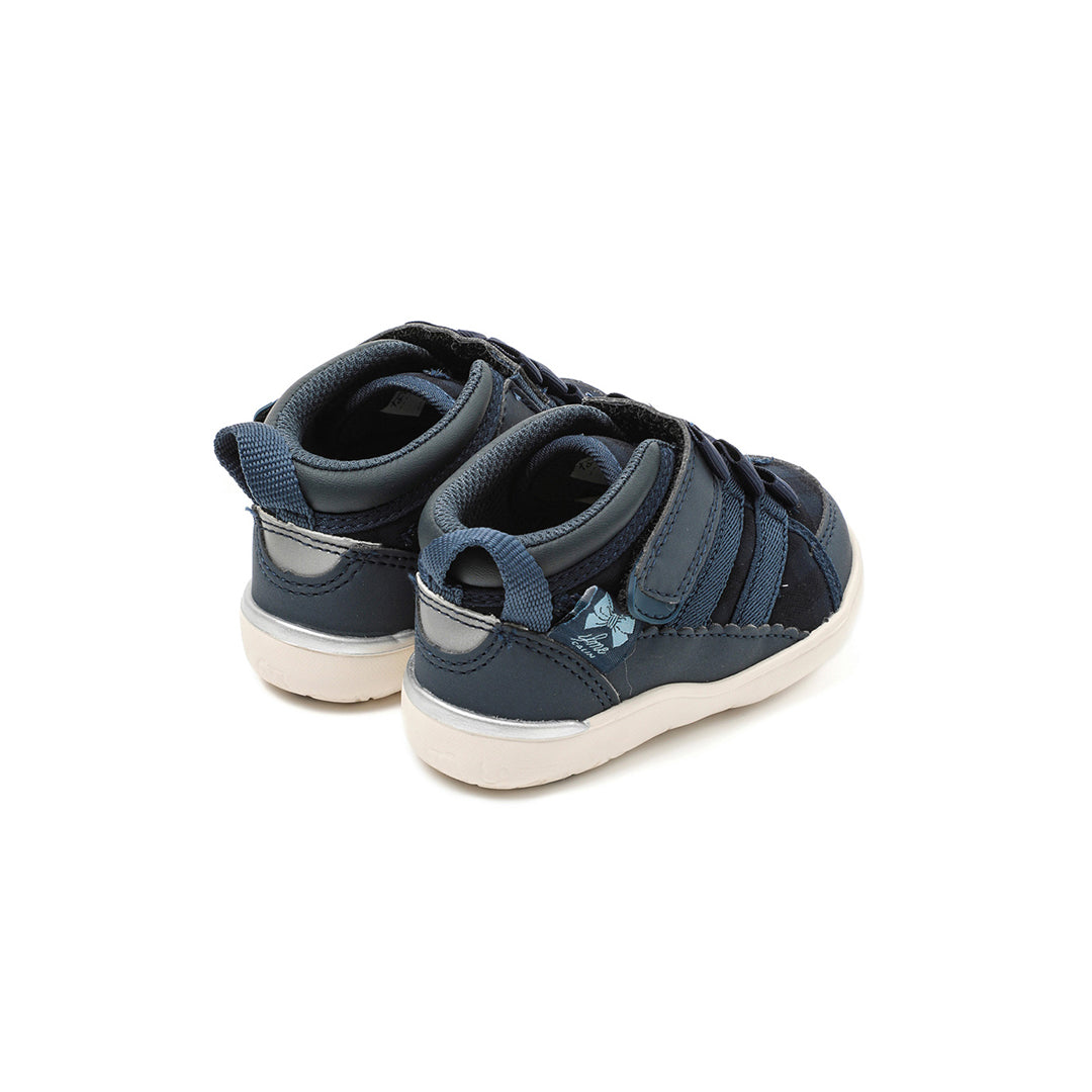 ifme Calin Triple Ribbon Mid-Cut Sneakers Baby - Navy