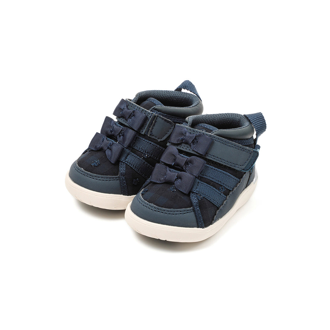 ifme Calin Triple Ribbon Mid-Cut Sneakers Baby - Navy