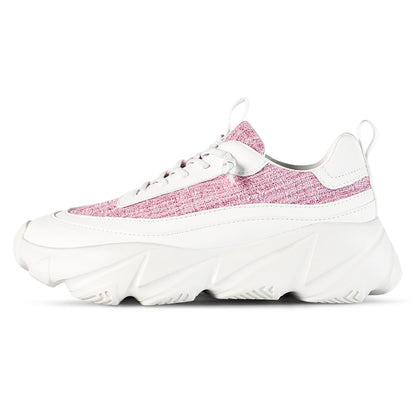 Breeze Ripple Runner Sneaker - Tweed Peach