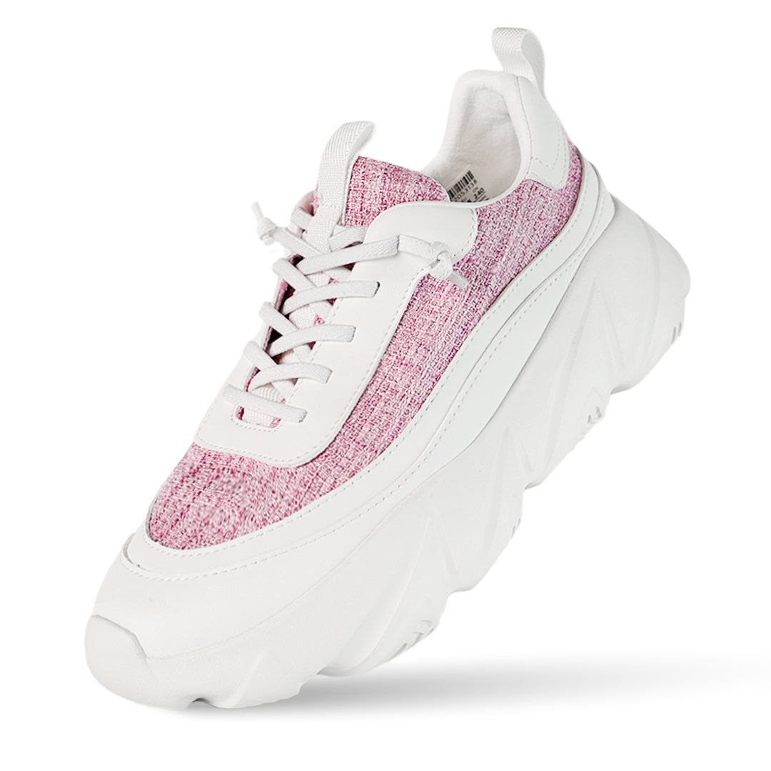 Breeze Ripple Runner Sneaker - Tweed Peach