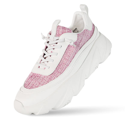 Breeze Ripple Runner Sneaker - Tweed Peach