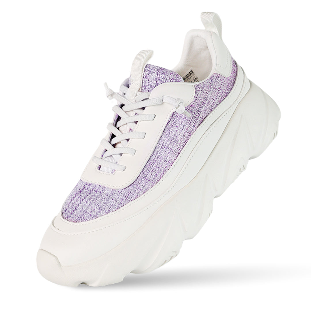 Breeze Ripple Runner Sneaker - Tweed Purple