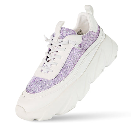 Breeze Ripple Runner Sneaker - Tweed Purple