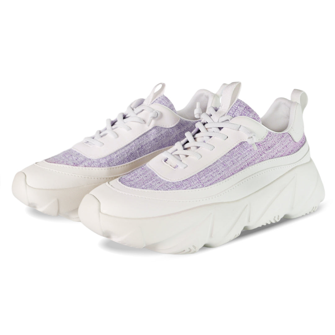 Breeze Ripple Runner Sneaker - Tweed Purple