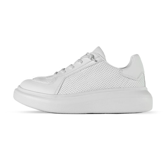 CO GT Faux Leather Platform Sneaker - White