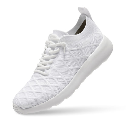 Colours Shoes - Lightweight Lace up shoes - White