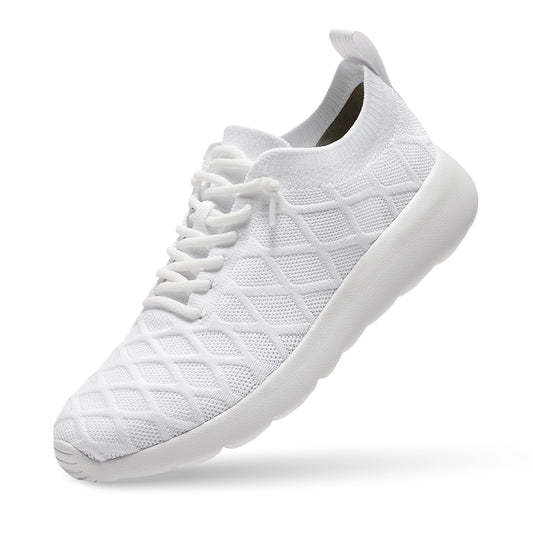 Colours Shoes - Lightweight Lace up shoes - White