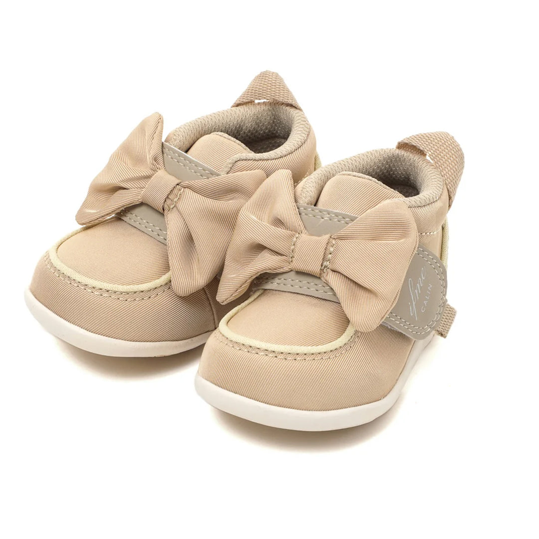 IFME Calin Big Ribbon First Shoes Baby - Beige
