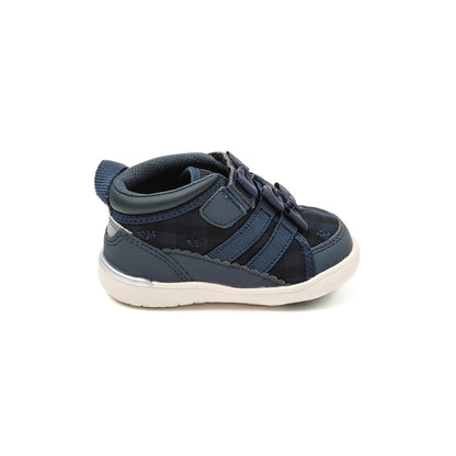ifme Calin Triple Ribbon Mid-Cut Sneakers Baby - Navy