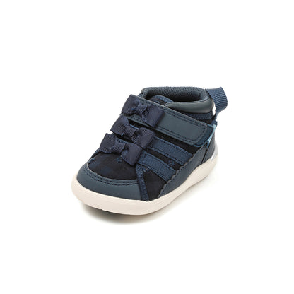 ifme Calin Triple Ribbon Mid-Cut Sneakers Baby - Navy
